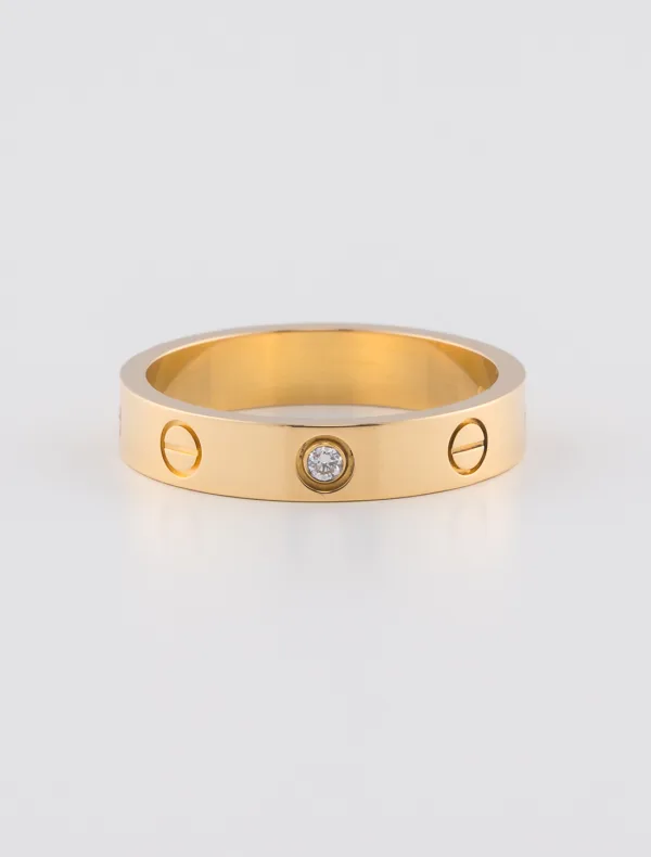 Bague "Love" Cartier Or Jaune & Diamant