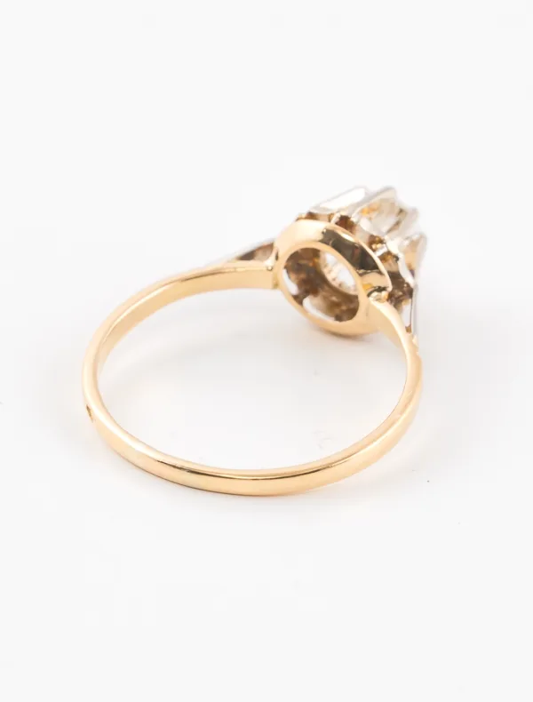 Bague 2 Ors & Solitaire
