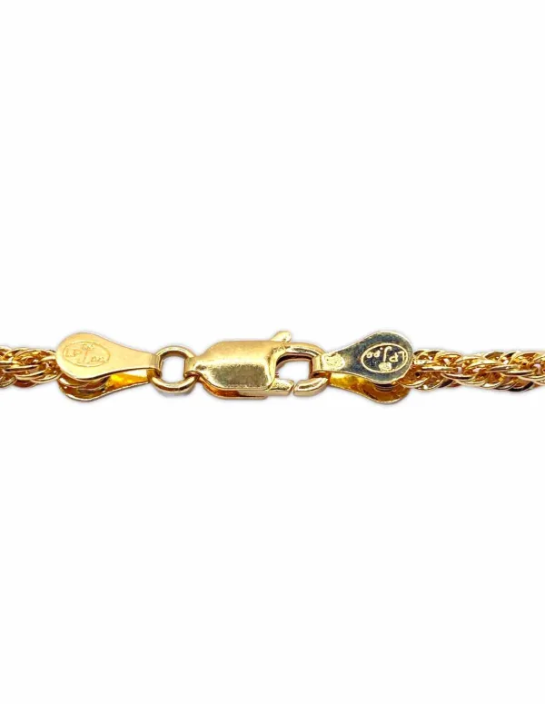 Collier Torsadé en Or Jaune 18K