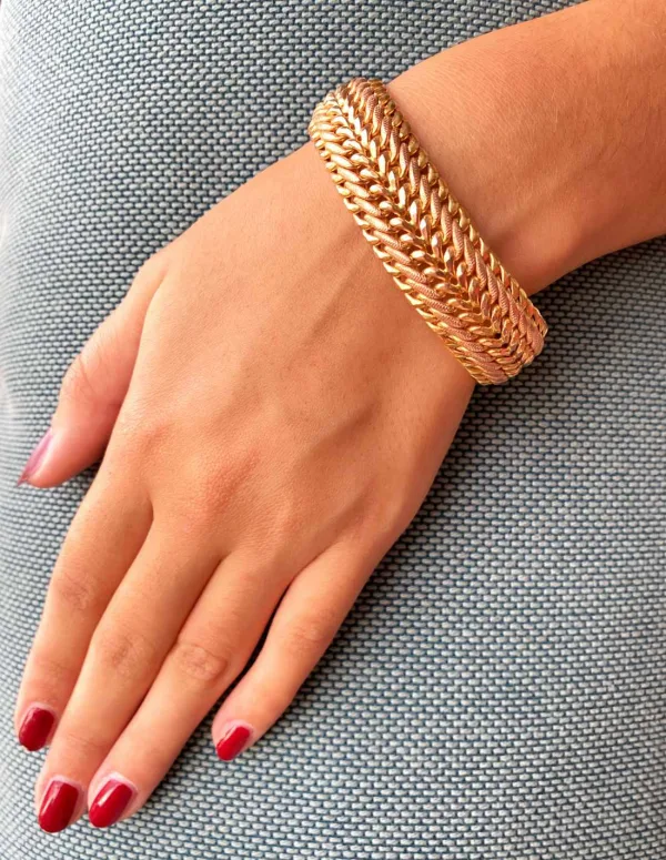 Bracelet Vintage Maille Américaine