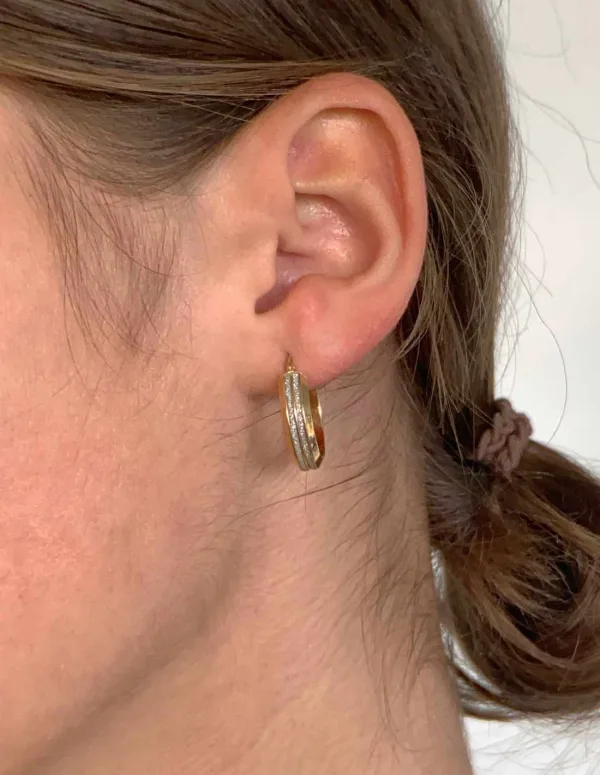 Paire de Boucles d'oreilles Créoles Or Jaune