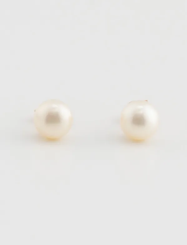 Boucles d'Oreilles Perles Or Jaune