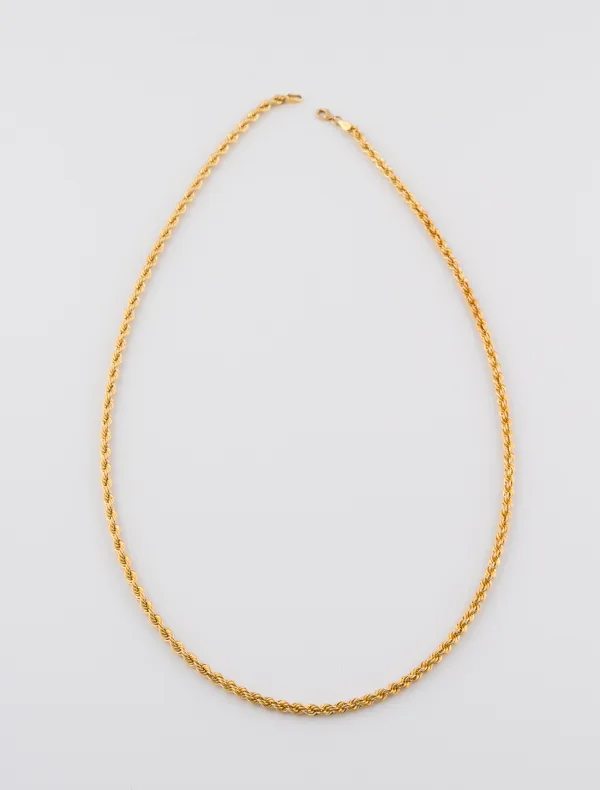 Chaîne Torsadée Or Jaune