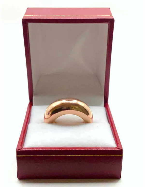 CHAUMET - Bague Jonc Or Rose Numérotée et Signée