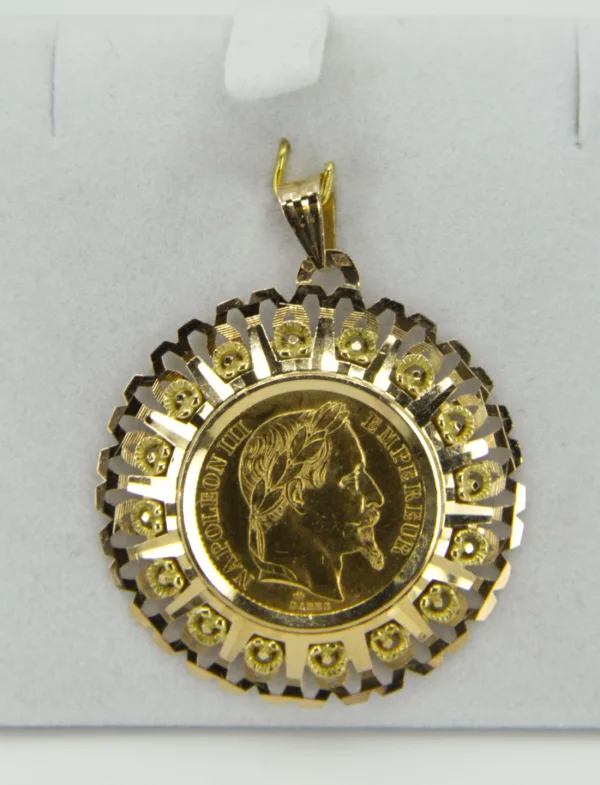 Pendentif Vintage 20F Or