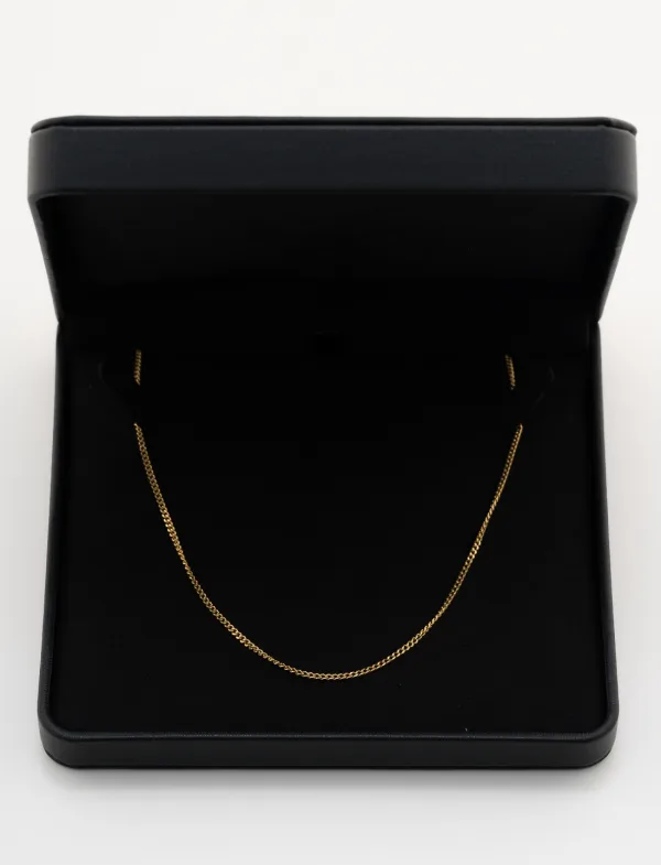 Collier Chaine Gourmette Or Jaune