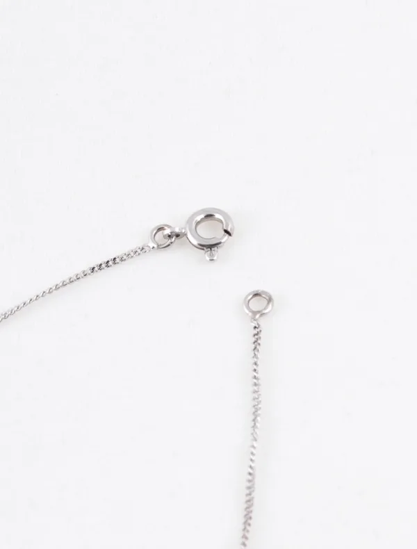 Collier Pendentif Romantique Or Blanc & Diamants