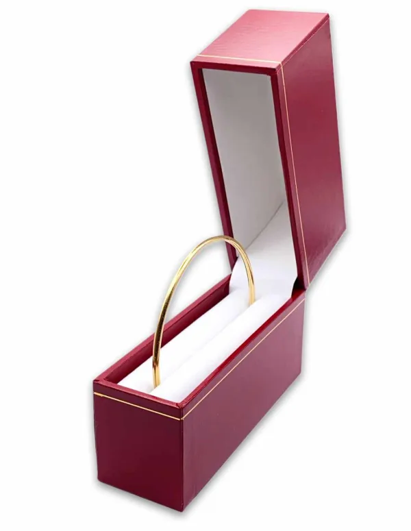 Bracelet jonc en or jaune massif