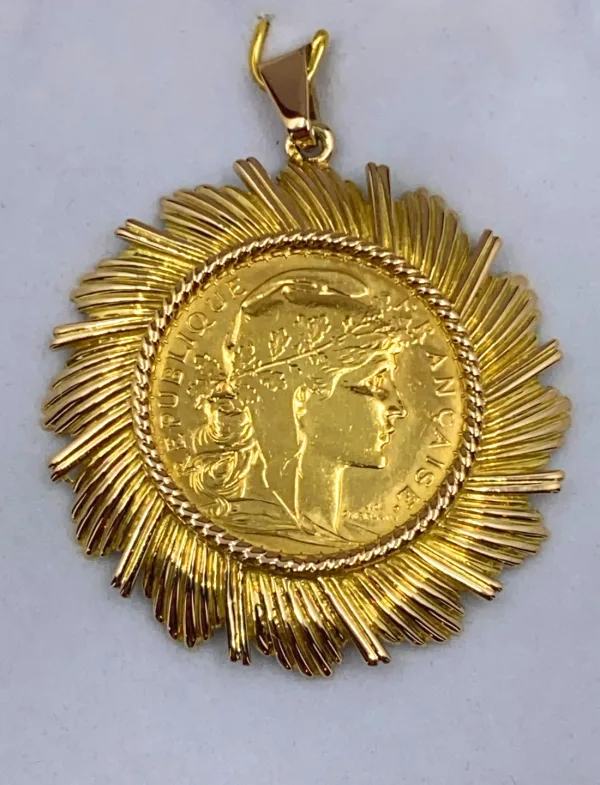 Pendentif Pièce 20 francs Or
