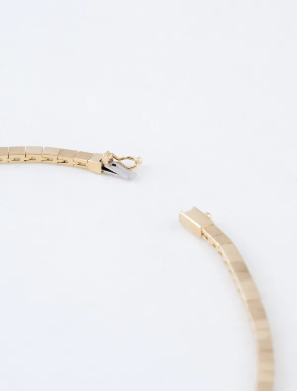 Collier Mailles 2 Ors, Rubis & Diamants
