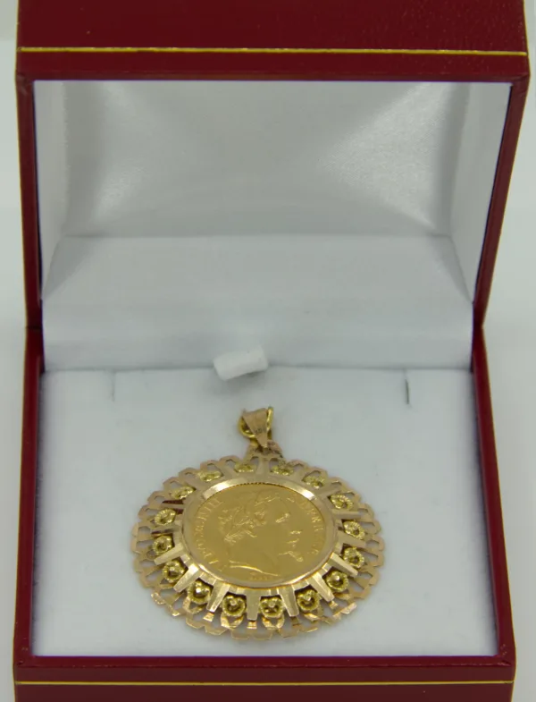 Pendentif Vintage 20F Or