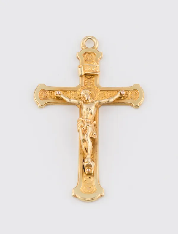 Pendentif Crucifix Or Jaune