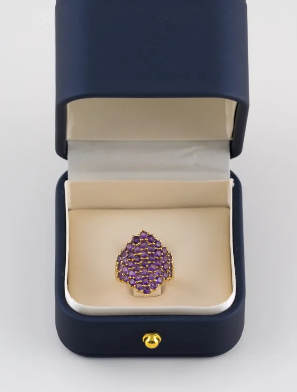 Bague Améthystes & Or Jaune