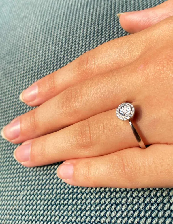 Bague Or Blanc & Diamants