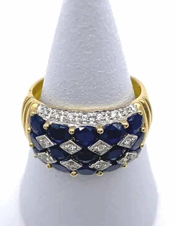 Bague Saphirs et Diamants Didier Guerin