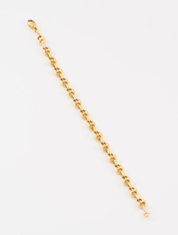 Bracelet Grain de Café Or Jaune