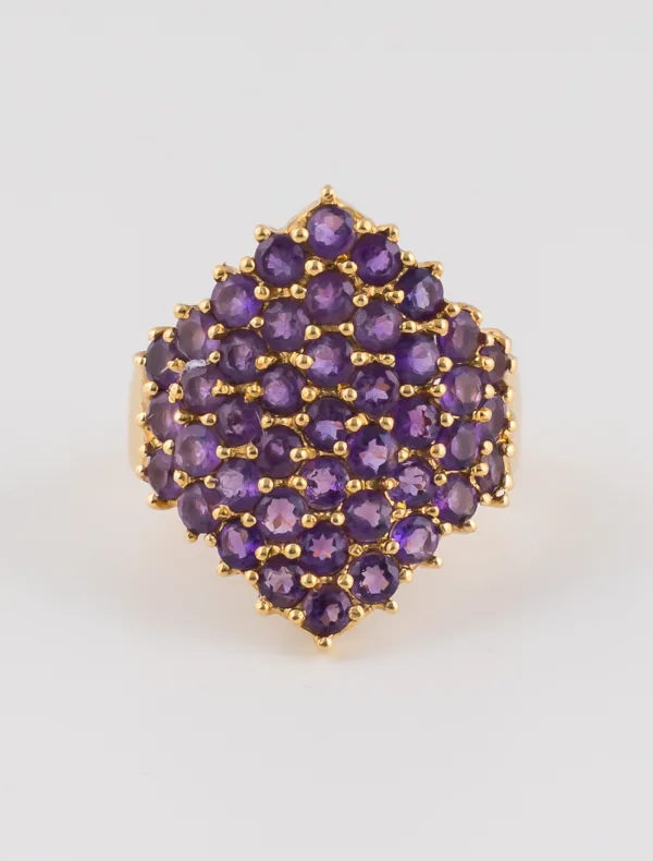 Bague Améthystes & Or Jaune