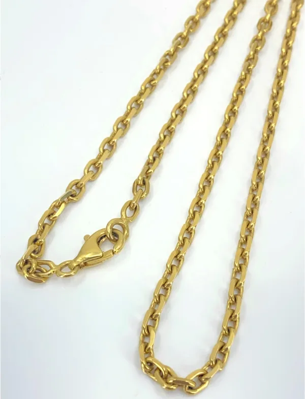Chaine Maille Forçat Or Jaune