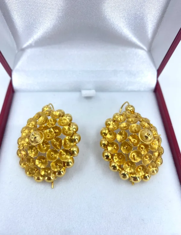Boucles d'Oreilles Tété Négresse Or Jaune