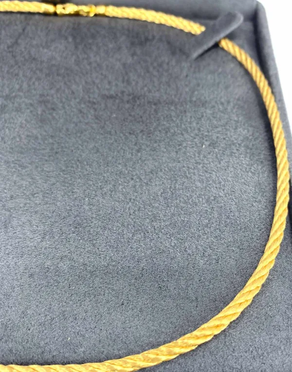 Collier Corde Or Jaune