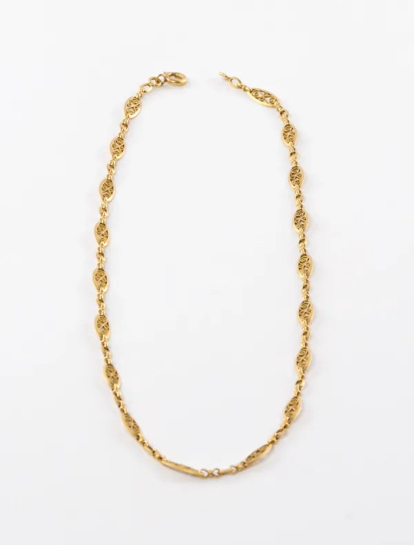 Collier Ancien Filigrane Or Jaune