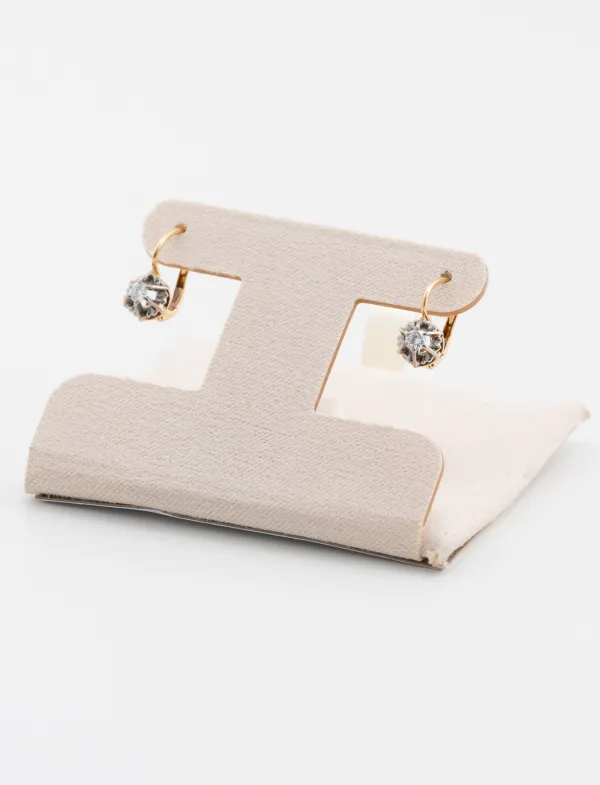 Boucles d'Oreilles Dormeuses Diamants
