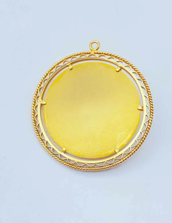 Pendentif Or Jaune Figurant la Justice ou l'Amour
