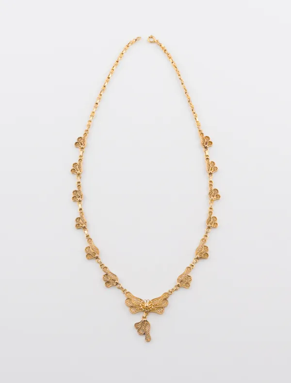Collier ancien Filigrane Or Jaune