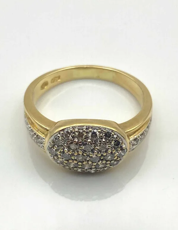 Bague Or Jaune & Diamants