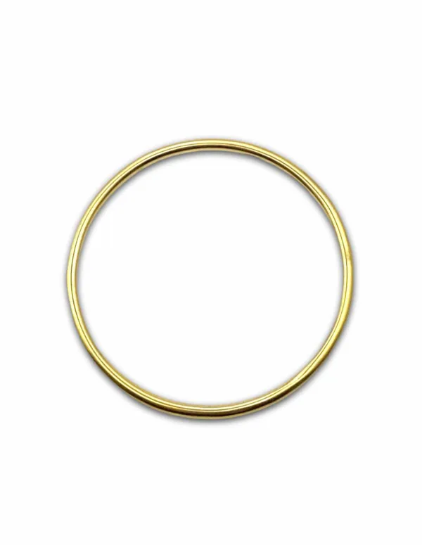 Bracelet jonc en or jaune massif (18 carats)
