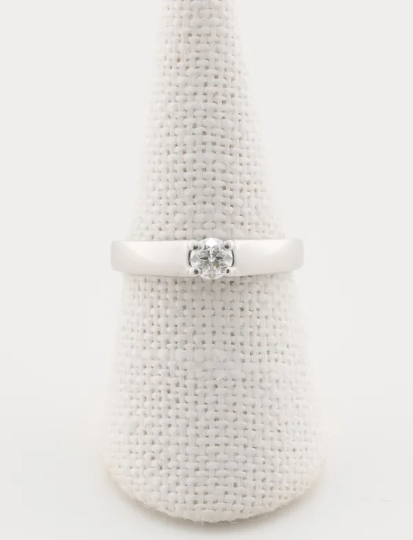 Bague Solitaire Platine Bulgari