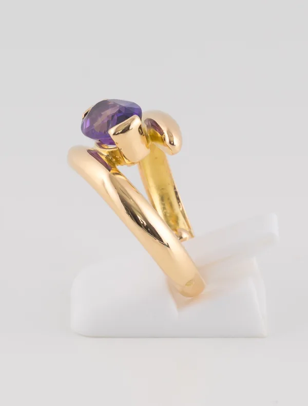 Bague Or Jaune & Améthyste