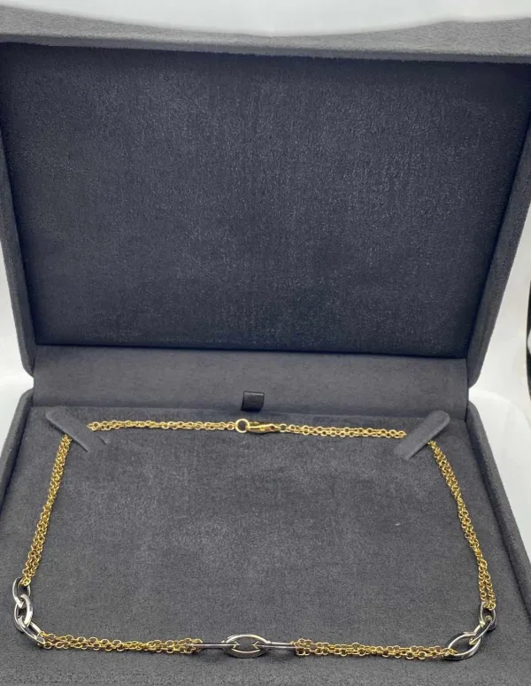 Collier Or Bicolore
