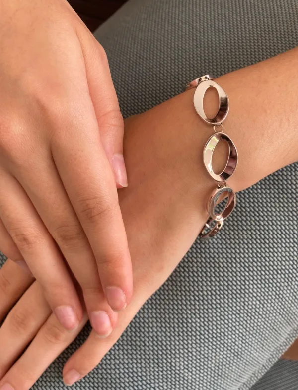 Bracelet Or Blanc