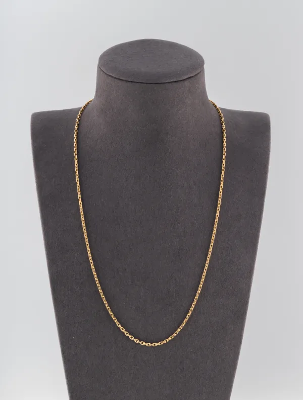 Collier Maille Forçat Or Jaune