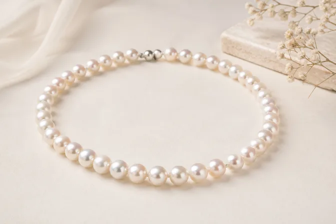 collier de perles eau douce